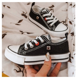 Children's Classic Low Sneakers Big Star HH374090 Black ['black'] 2