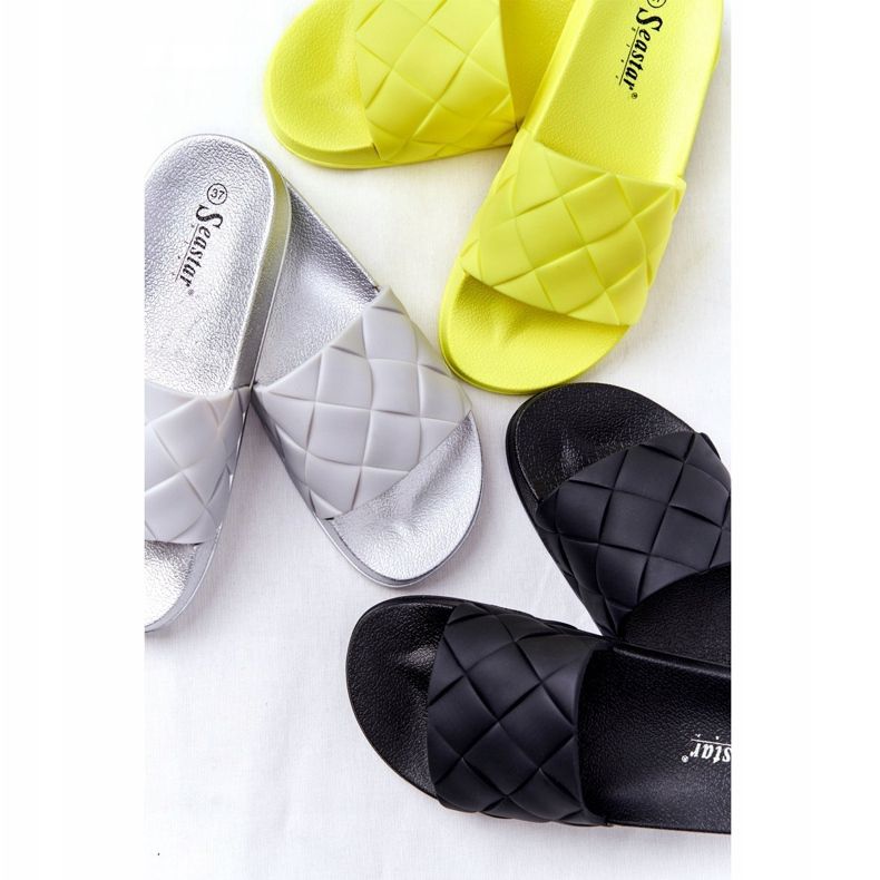 PS1 Women's Rubber Slippers Gray-Silver Let's Swim grey 1 PS1 Women's Rubber Slippers Gray-Silver Let's Swim grey 1