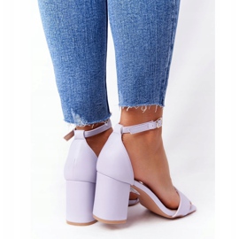PS1 Sandals On High Heels Violet Born This Way purple 2