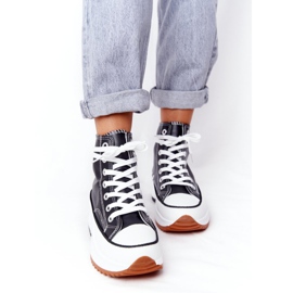 PS1 Leather Sneakers On The Black Coachella Platform white 1