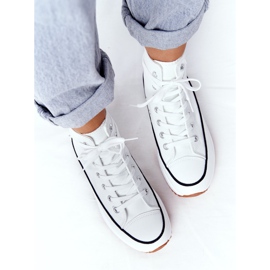 PS1 Leather Sneakers On A White Coachella Platform 2 PS1 Leather Sneakers On A White Coachella Platform 2