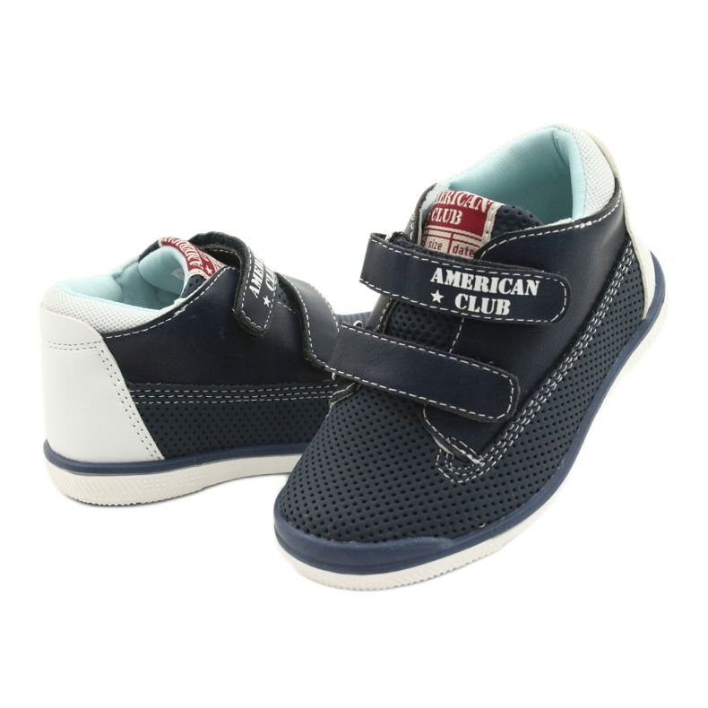 American Club American Sports shoes for Velcro GC12 navy blue 4