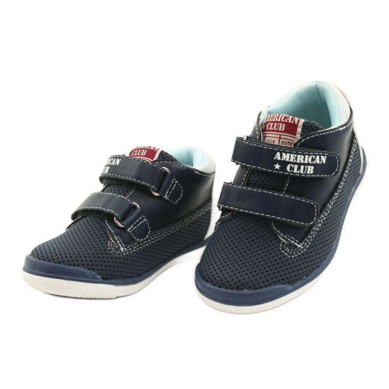 American Club American Sports shoes for Velcro GC12 navy blue 3