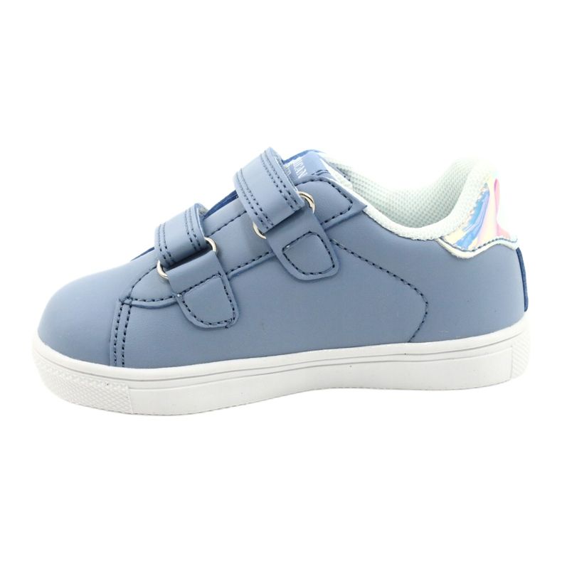 American Club Velcro shoes ES22 / 21 blue silver 1