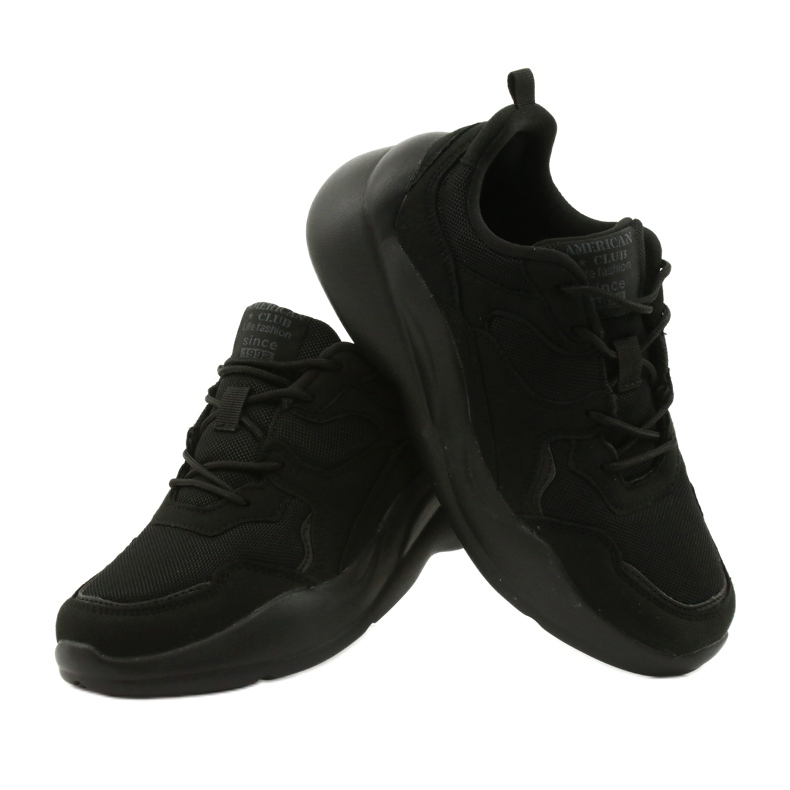 American Club Black Sports Shoes On EVA WT39 sole 4