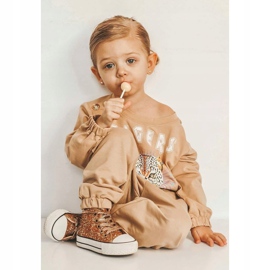 FRROCK Children's Sneakers High Shiny Golden Ally 1