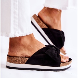 PS1 Black Slippers On The So Comfy Platform 1