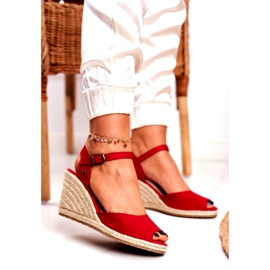 Women's Sandals Espadrilles Big Star Red DD274A213 1