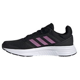 Adidas Galaxy 5 women's running shoes black and pink FY6743 1
