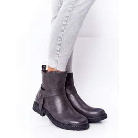 PJ1 Women's Warm Boots Workers Gray Alivia grey 1