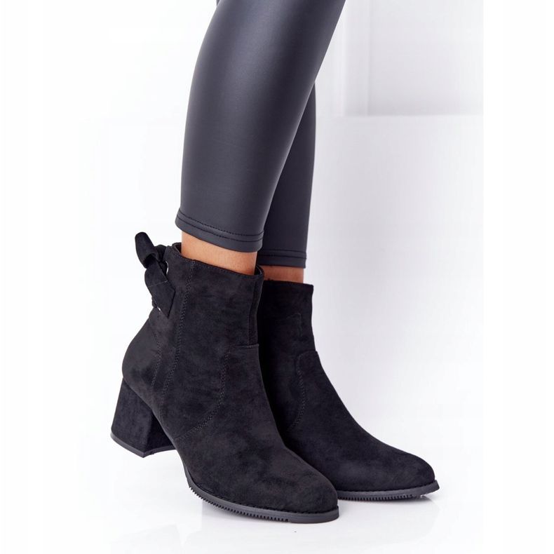 PJ1 Women's Black Warm Boots On A Heel Kayla 2 PJ1 Women's Black Warm Boots On A Heel Kayla 2