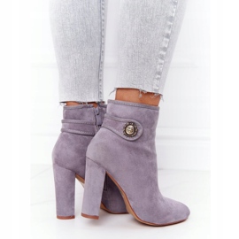 Classic boots on a gray Lu Boo post grey 2
