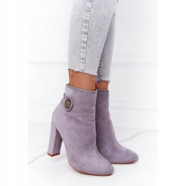Classic boots on a gray Lu Boo post grey 1
