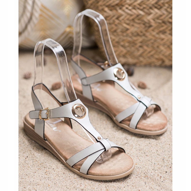 S. BARSKI Elegant sandals from S.BARSKI white 1
