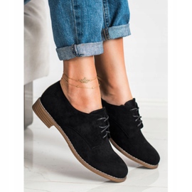 Seastar Lace-up shoes made of suede black 1