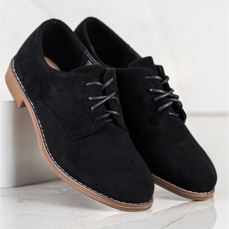 Seastar Lace-up shoes made of suede black 2