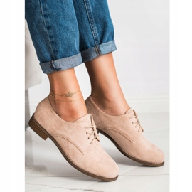Seastar Lace-up shoes made of suede beige 2