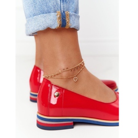 Lacquered Leather Shoes Maciejka 05035-08 Red 1