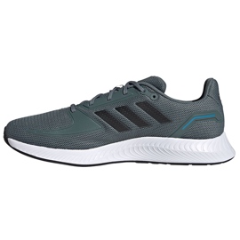 Gray Adidas Runfalcon 2.0 men's shoes FZ2801 grey 1