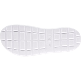 Adidas Women's Comfort Flip Flop slippers black and white FY8656 1