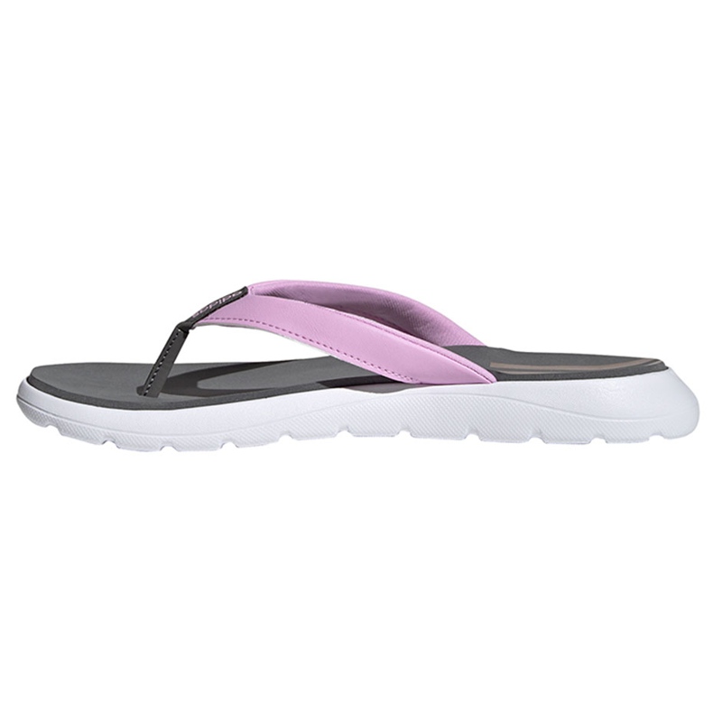 Adidas Women's Comfort Flip Flop slippers gray-pink FY8658 grey 2
