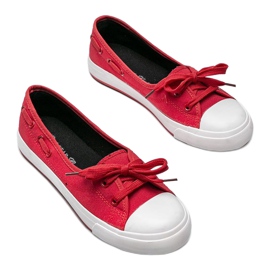 Alana's red half-sneakers 1