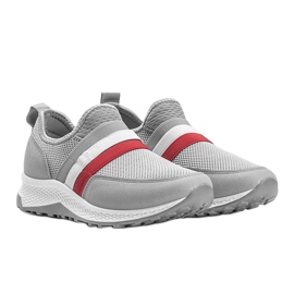 Aimee gray slip-on sneakers grey 1