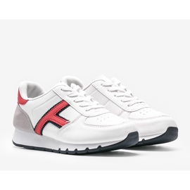 White, casual women's sports shoes Lizabeth 1