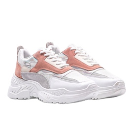 White Belen sports women's sneakers 1