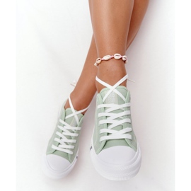 Classic Women's Sneakers Big Star HH274112 Green 1