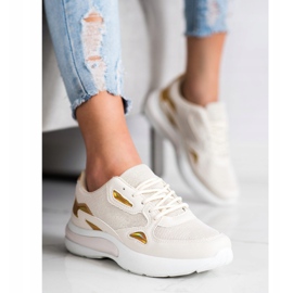 Creamberry'S Sneakers With Holo Inserts beige 2