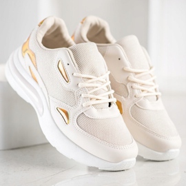 Creamberry'S Sneakers With Holo Inserts beige 1