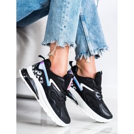 SHELOVET Comfortable Fashion Sneakers black 1