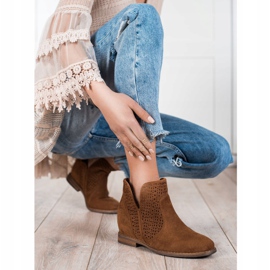 S. BARSKI Spring Boots With Cut Out S.BARSKI brown 1