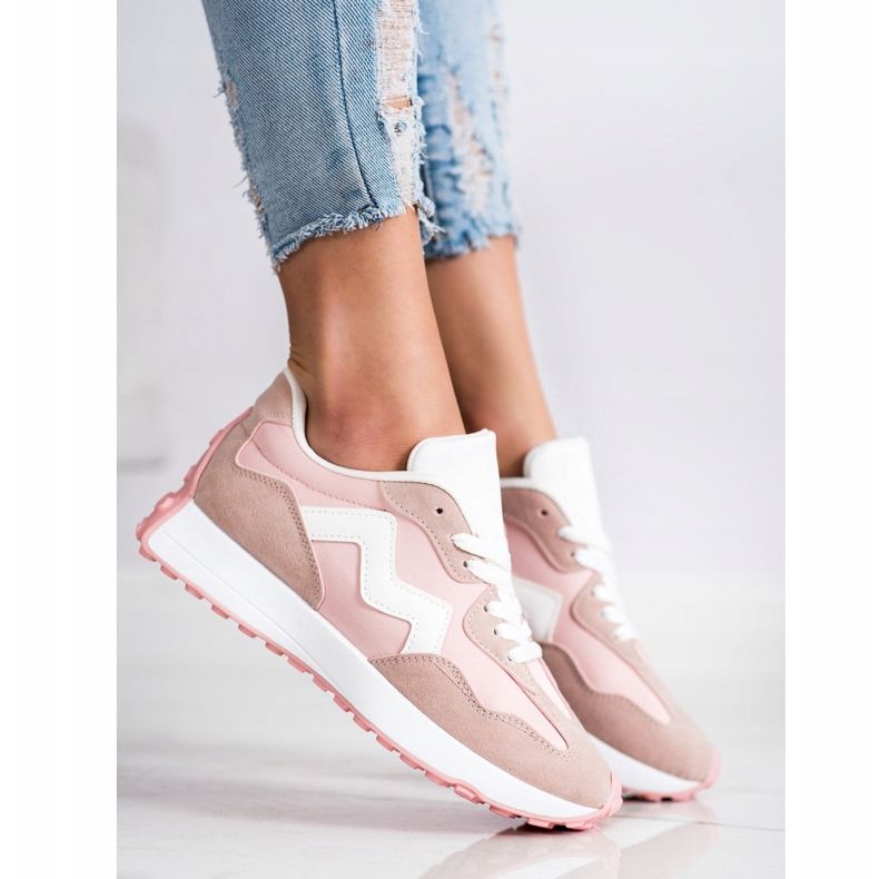 SHELOVET Casual Sneakers pink 1