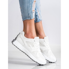 SHELOVET White Sneakers 1