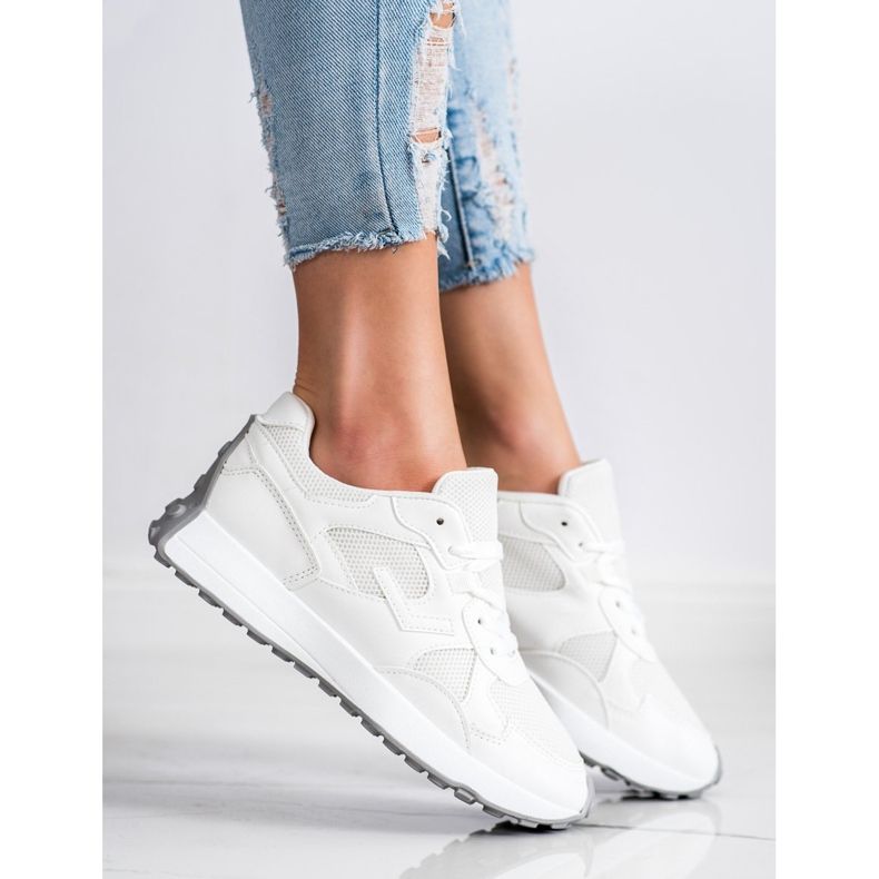 SHELOVET White Sneakers 1
