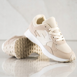 SHELOVET Beige Sneakers brown 2