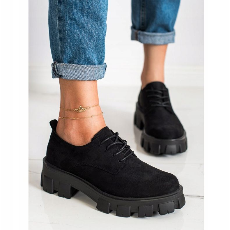 Seastar Fashionable shoes on the platform black 1