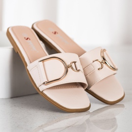 Seastar Elegant Slippers With Ornament beige 1