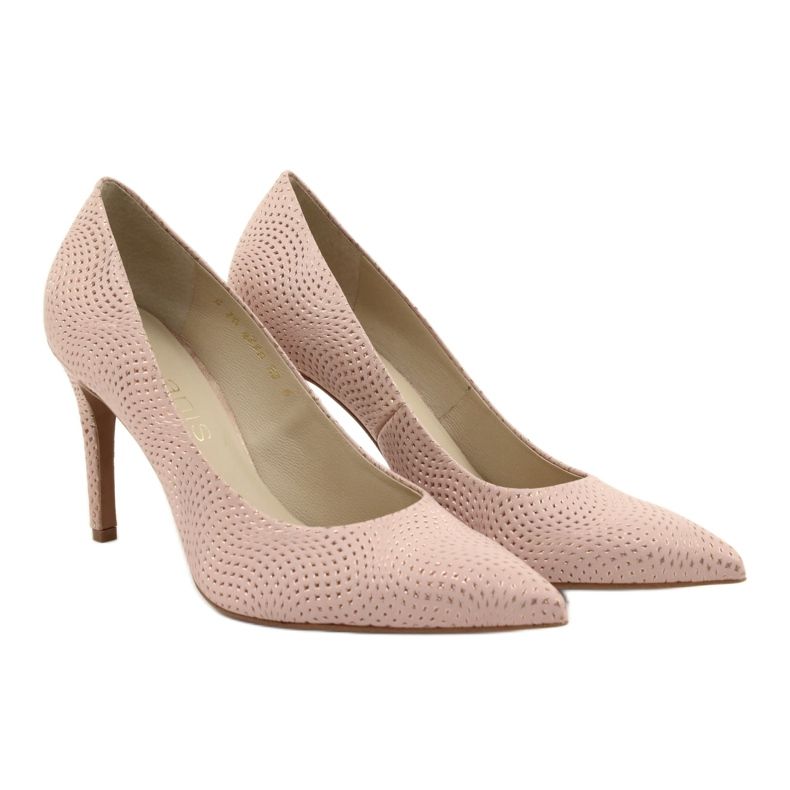 Anis Women's leather pumps 4716 pink 3