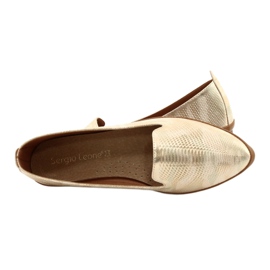 Sergio Leone ballerina lords beige/gold MK700 5 Sergio Leone ballerina lords beige/gold MK700 5