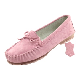 Women's Leather Loafers Pink Filippo DP1204 / 21 PI 5