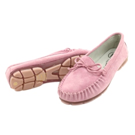 Women's Leather Loafers Pink Filippo DP1204 / 21 PI 2