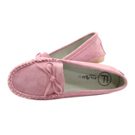 Women's Leather Loafers Pink Filippo DP1204 / 21 PI 4