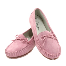 Women's Leather Loafers Pink Filippo DP1204 / 21 PI 3