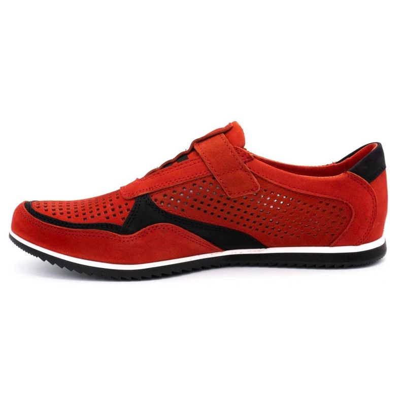 Polbut Men's casual leather shoes 2102 / 2L red 1 Polbut Men's casual leather shoes 2102 / 2L red 1