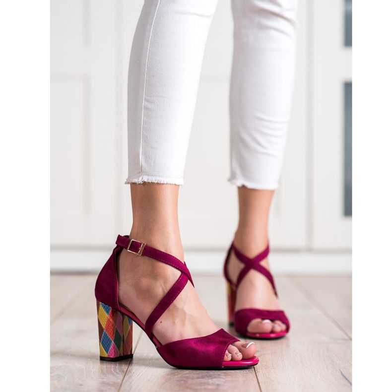 Fashionable Sergio Leone pumps pink 1