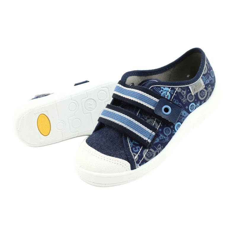 Befado children's shoes 672X073 navy blue blue grey 4 Befado children's shoes 672X073 navy blue blue grey 4