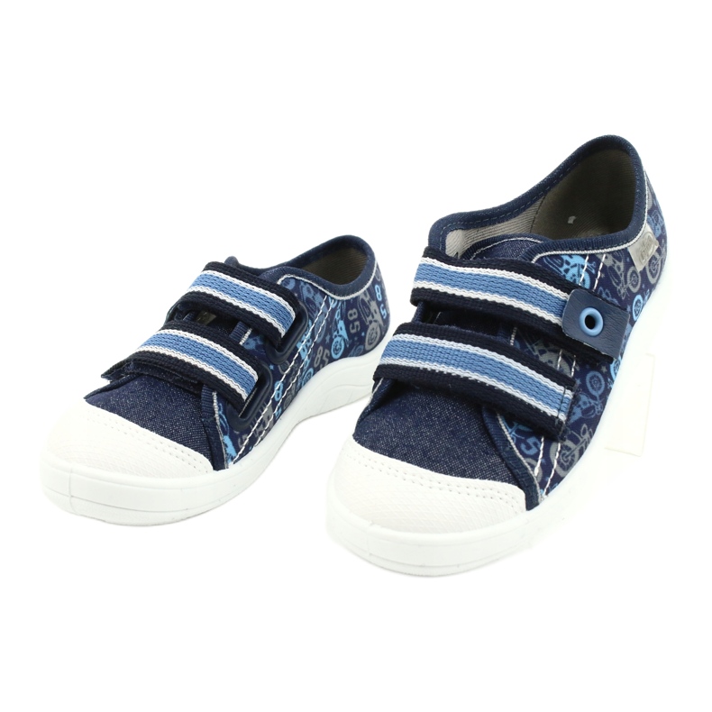 Befado children's shoes 672X073 navy blue blue grey 3 Befado children's shoes 672X073 navy blue blue grey 3